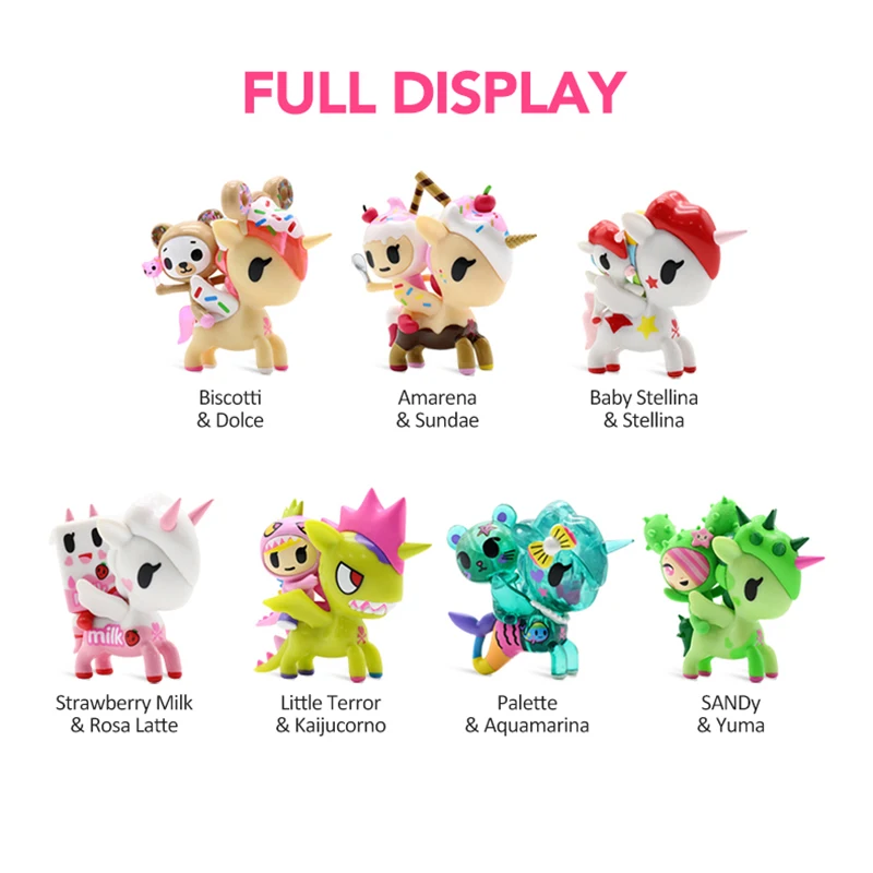 

Original Tokidoki Figure Unicorn Friend Unicorno Doll Toy Collection Valentine's Day Gift