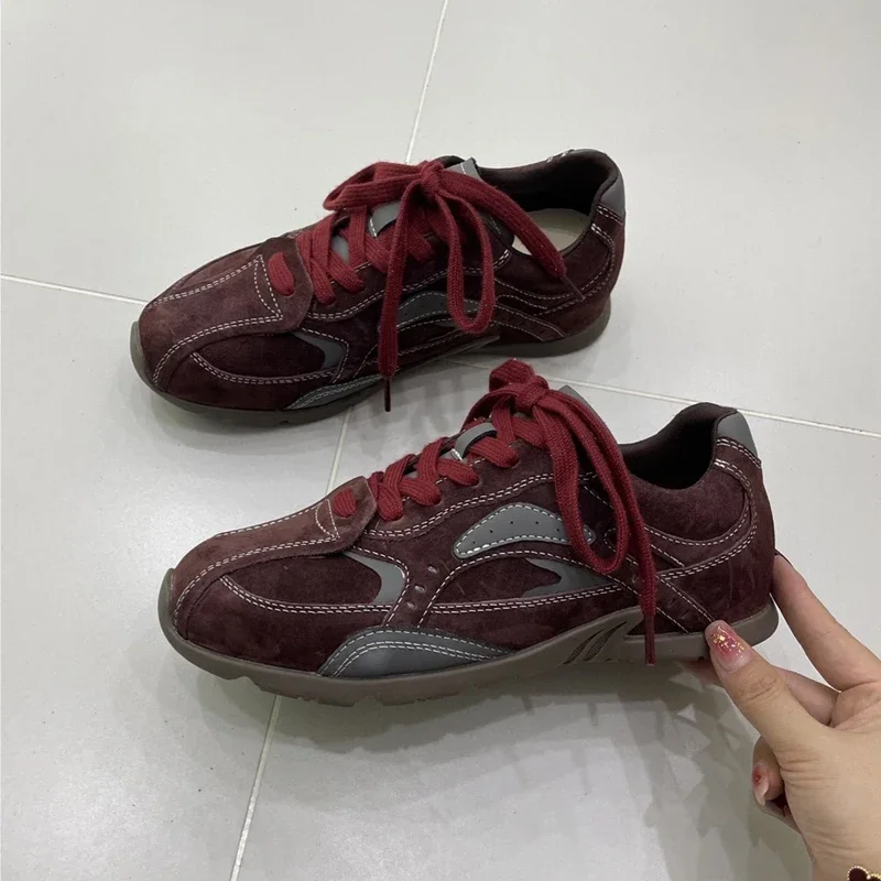 Женские замшевые кроссовки JOZHAMTA 35-40 цвета в ассортименте