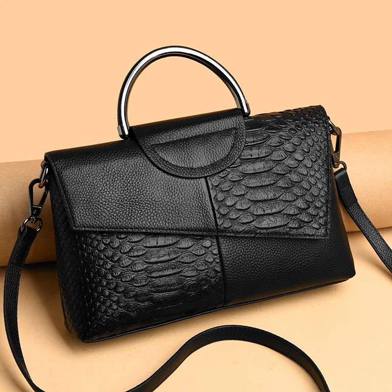 

Large Capacity Shoulder Bags for Women 2022 High Quality Genuine Leather Messenger Bag Fashion Tote Bag Luxury Designer Handbags