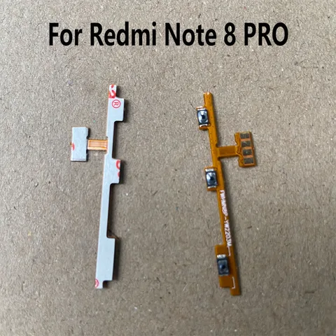 Кнопки включения/выключения питания, гибкий кабель для Xiaomi Redmi Note 8 8T 8 PRO, кнопка регулировки громкости, замена гибкого кабеля