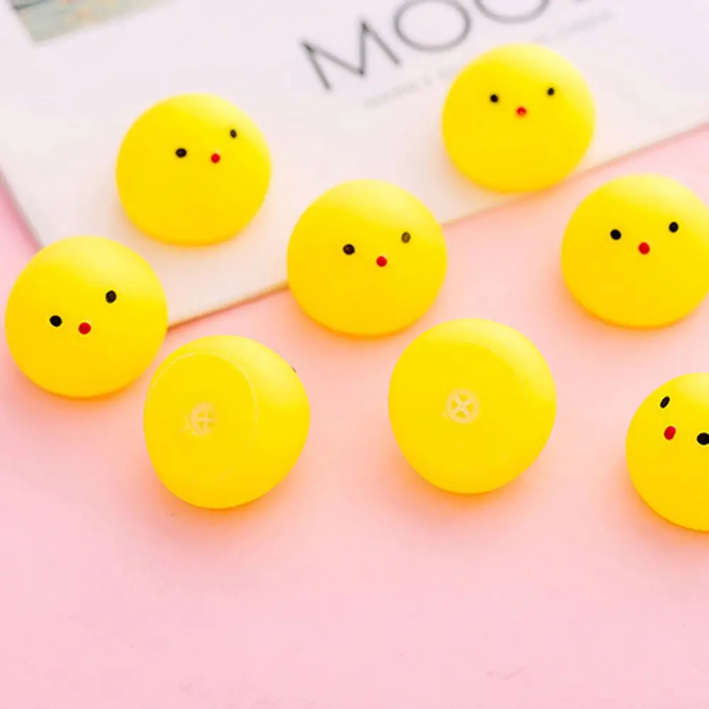 Kawaii антистресс игрушка желтый цыпленок 5 шт