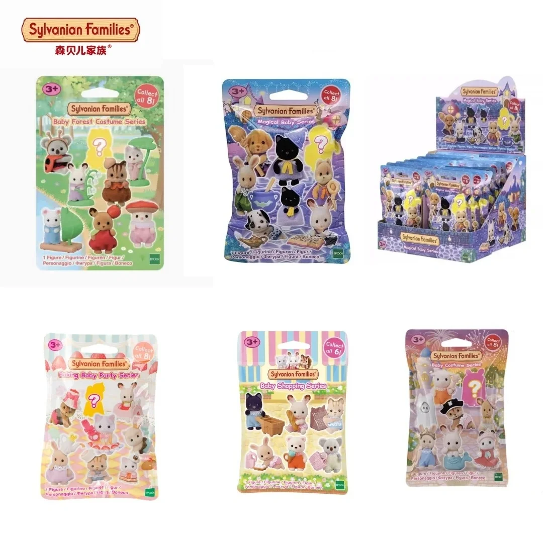 Япония Sylvanian Kawaii Camping Forest Dress Up Baby Doll милые аниме фигурки украшения для комнаты