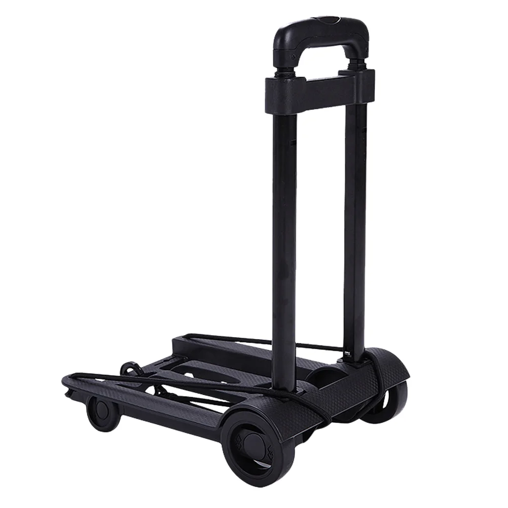 

Utility Cart with Wheels Foldable Collapsible Luggage Dolly Cart Portable Fold Dolly for Travel Moving and Office Use Trolley