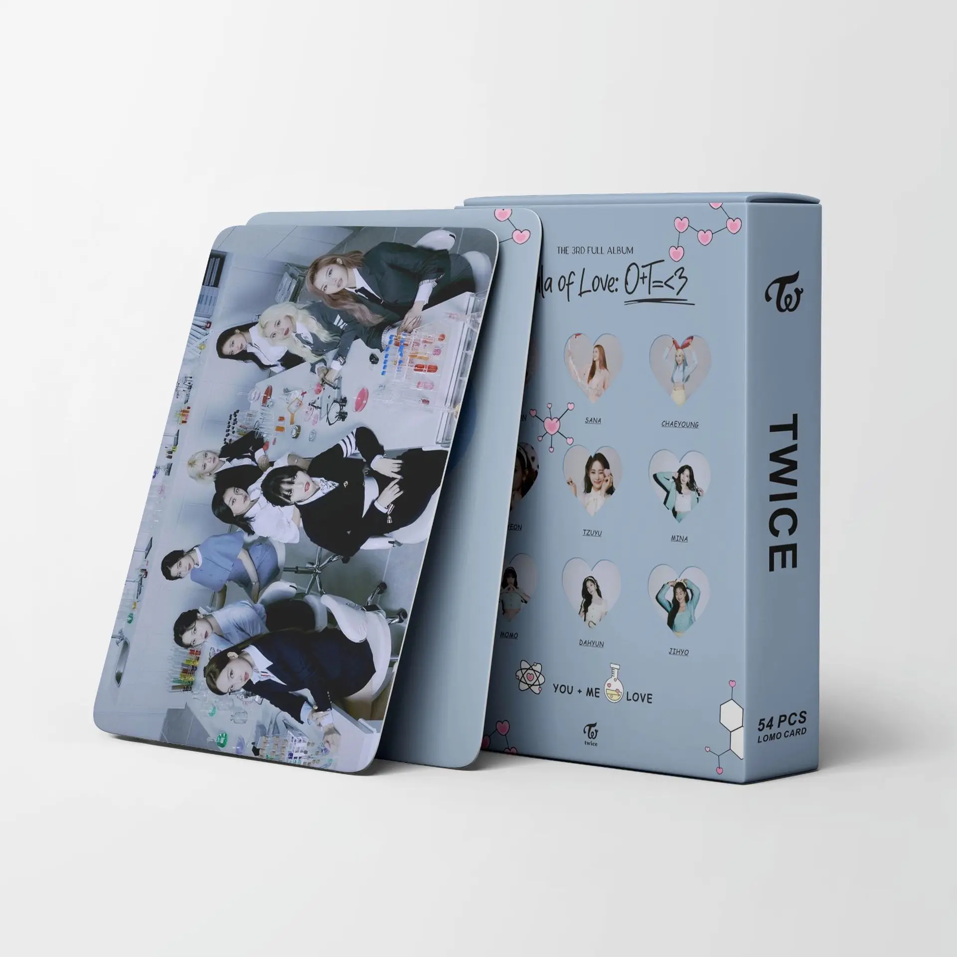 

54 шт./компл. двойная Фотокарточка Kpop новый альбом формула LoveO + T = 3 фотокарточки фотопечать карточки постеры подарки