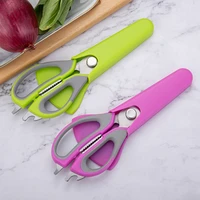 kitchen multifunctional scissors with magnetic cover chicken bone cutter detachable refrigerator paste shears household pruners