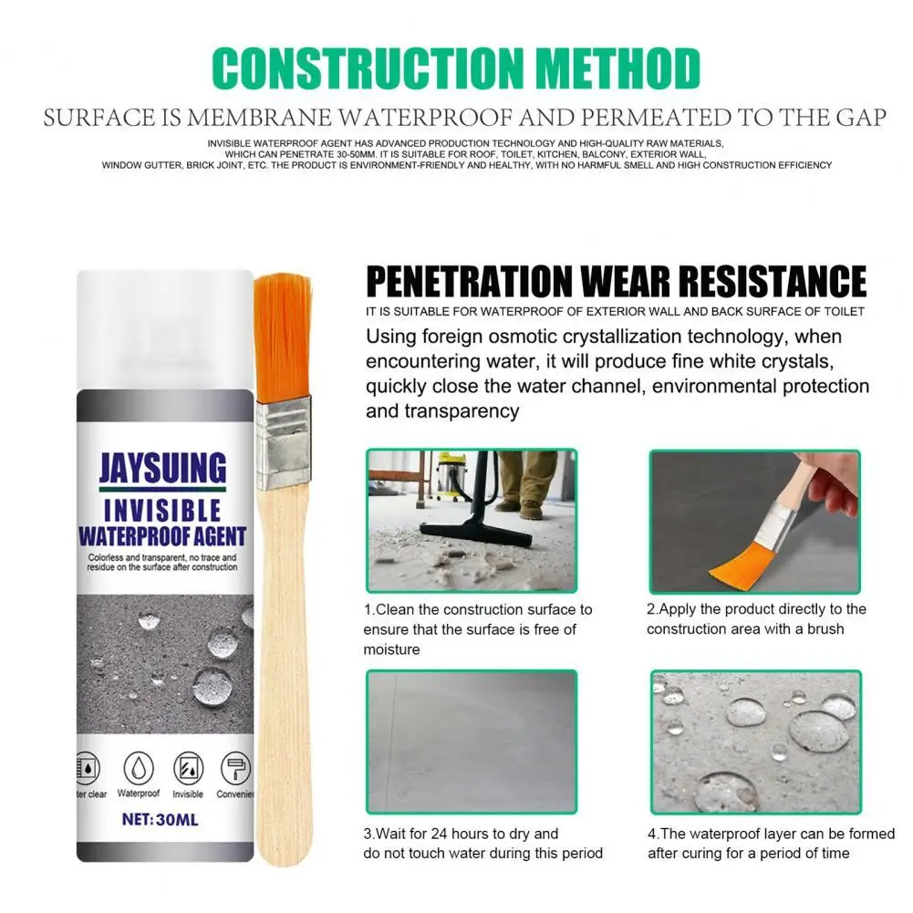 

Quick-drying Useful Super Strong Bonding Spray Safe to use Leak Repair Spray Convenient for Bathroom