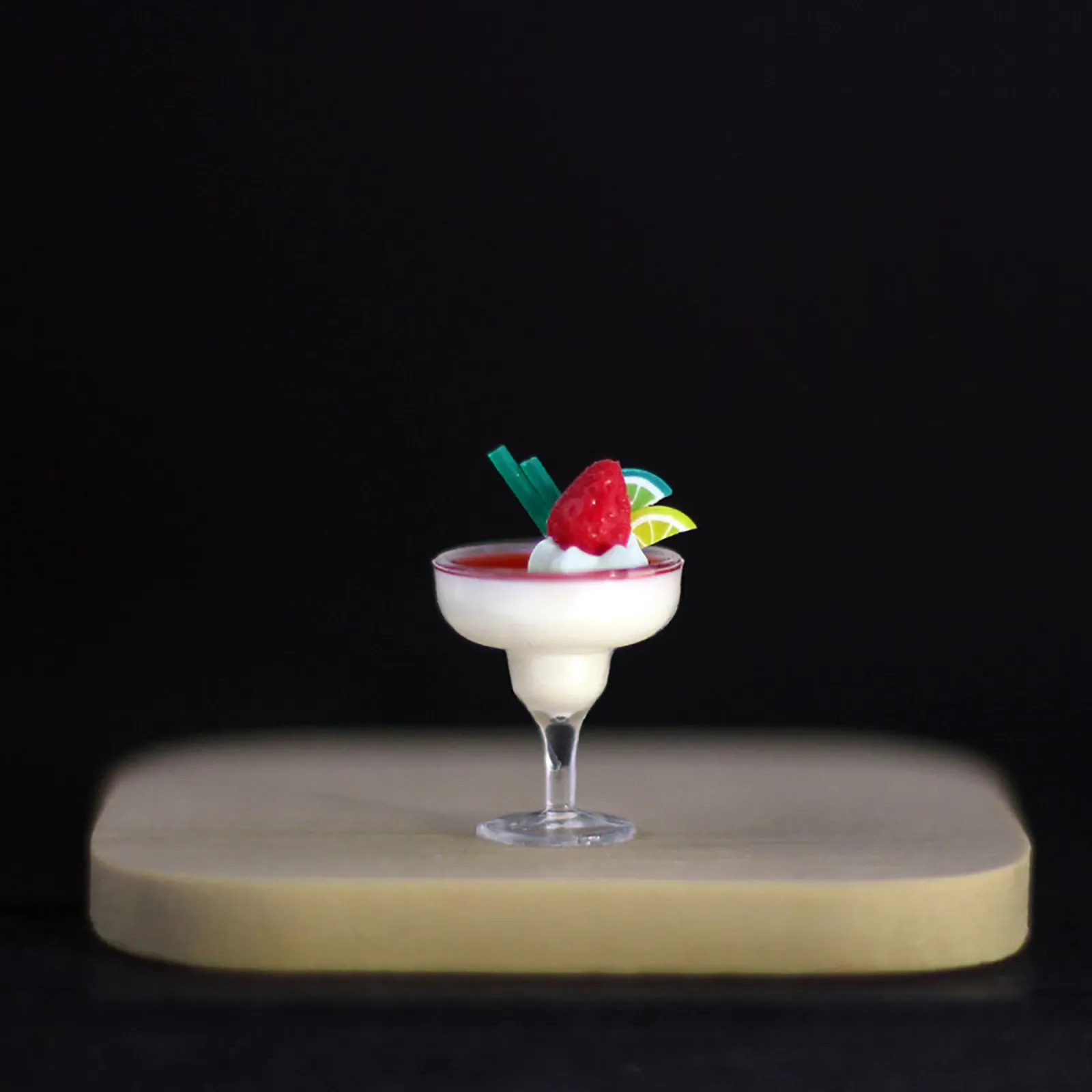 

11x19x11,5 см подарок для мальчика или девочки мини-имитация Кубка йогурт модель из смолы игрушка кукольный домик кухонная мебель мини-украшени...