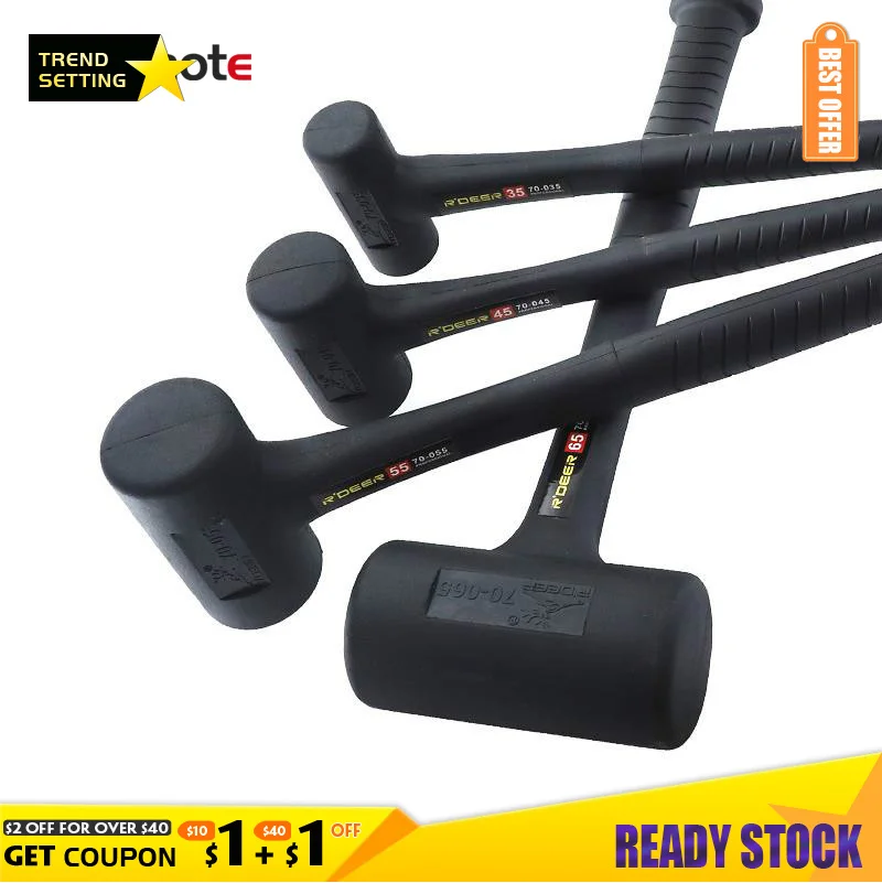 Резиновый ударопрочный молоток износостойкий Противоскользящий с круглой