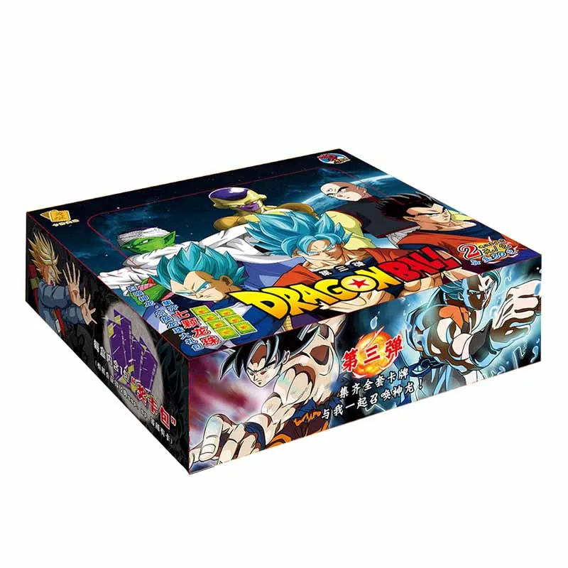 

12/24/48BOX Wholesale Case Dragon Ball Sayaman Collection Cards Booster Paper Playing Board Games Kids Anime Toys Christmas Gift