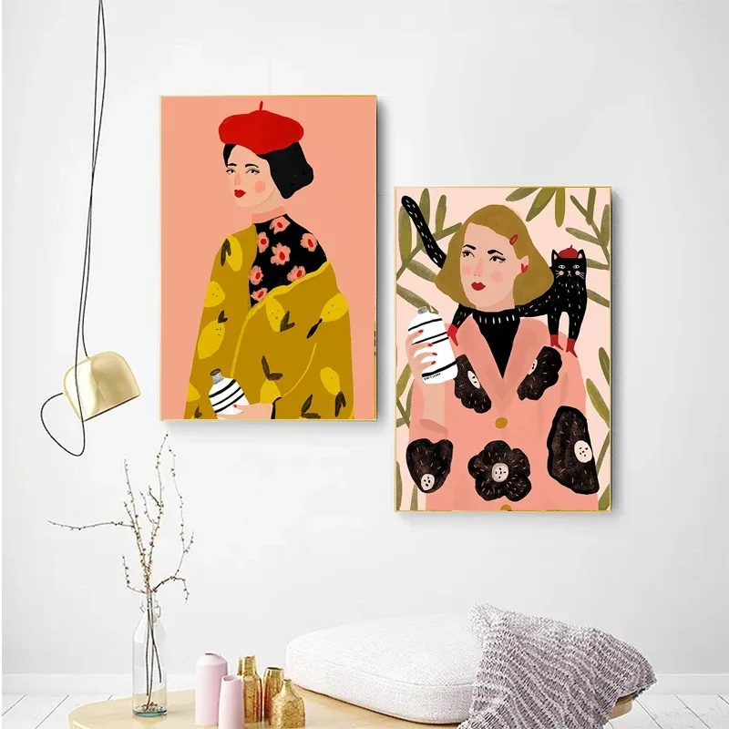 Классический стиль холст с животным принтом декор для стен без рамы декора