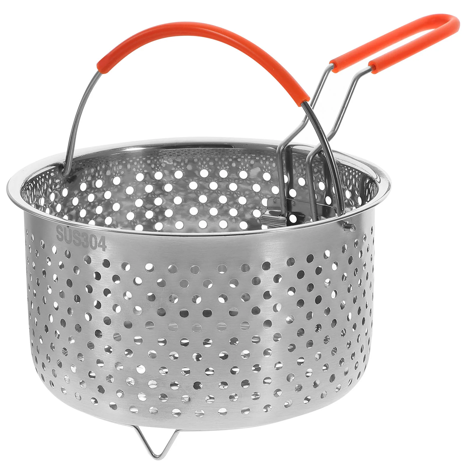 

Double Handles Vegetable Steamer Basket Fry Basket For Pot Steaming Basket Deep Fryer Basket