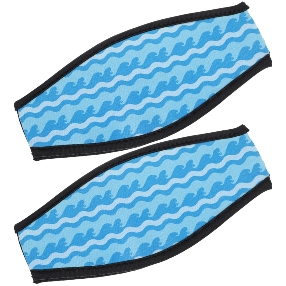 

2 Pcs Diving Hair Band Swimming Mask Strap Dive Equipment Covers Scuba Supplies Tool Care Goggle Protector Neoprene