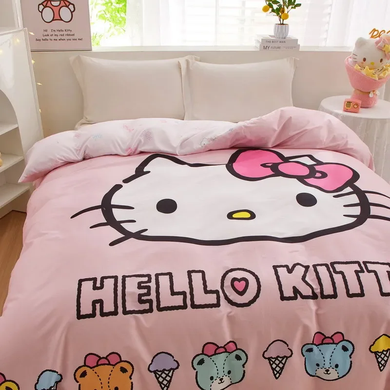 

Sanrio Kuromi Pure Cotton Quilt Cover for Single Person in Student Dormitory, Warm and Comfortable for A Good Night's Sleep