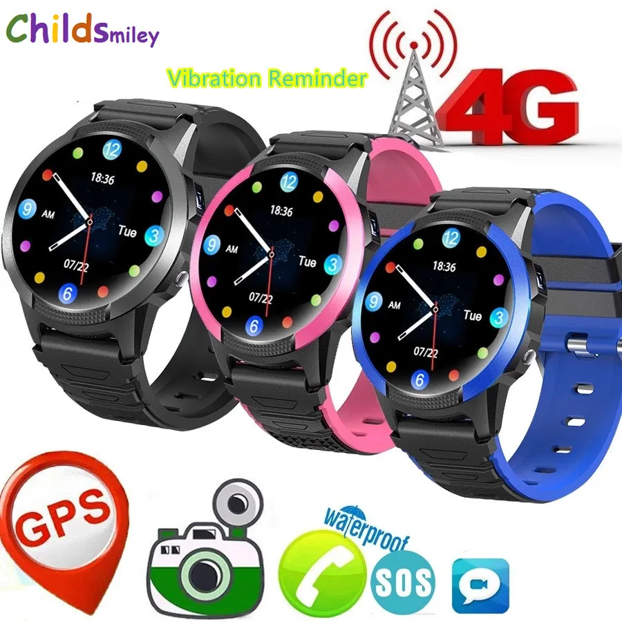 

Детские Смарт-часы 4G, трекер позиционирования, браслет IP67, водонепроницаемый, Wi-Fi, LBS, GPS, SOS, видеозвонок, SIM-карта, сеть