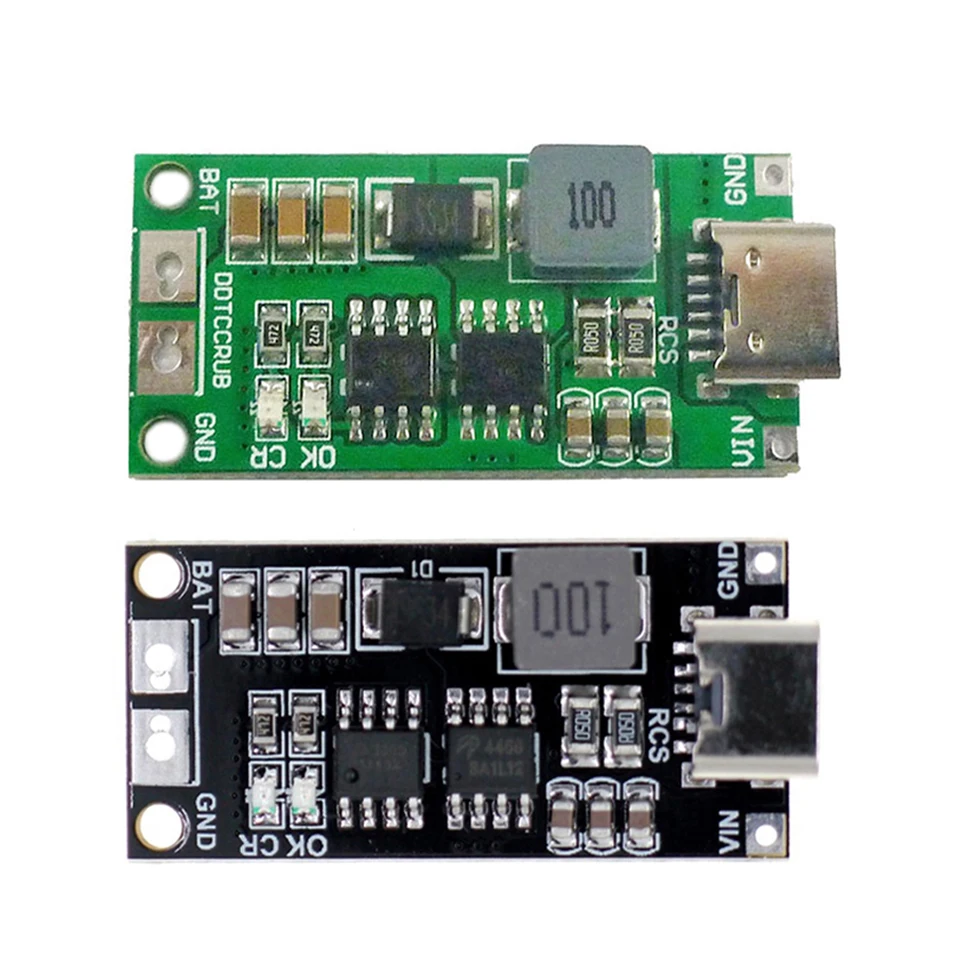 Type C BMS 2S 3S 4S 1A 2A 4A 18650 21700 3 7 V плата для зарядки литиевого аккумулятора Step-Up Boost Li-Po