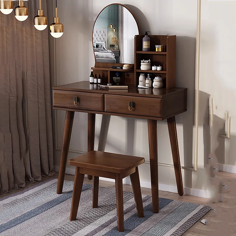Туалетный столик Искусственный деревянный для спальни корейский туалетный