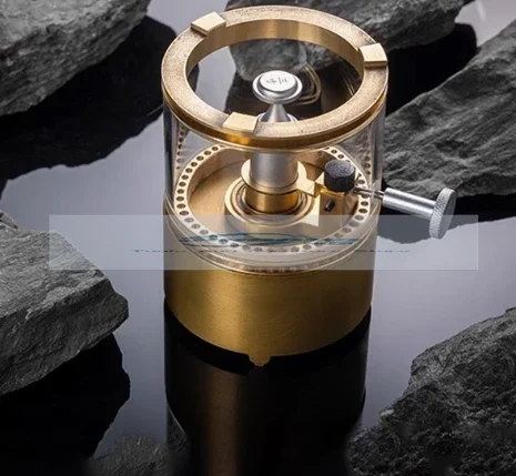 Высококачественный набор Thee-Kokend Fornuis Buiten Alcohol Koffiefornuis Draagbare Theekoker Klein Formaat Messing Thee Set