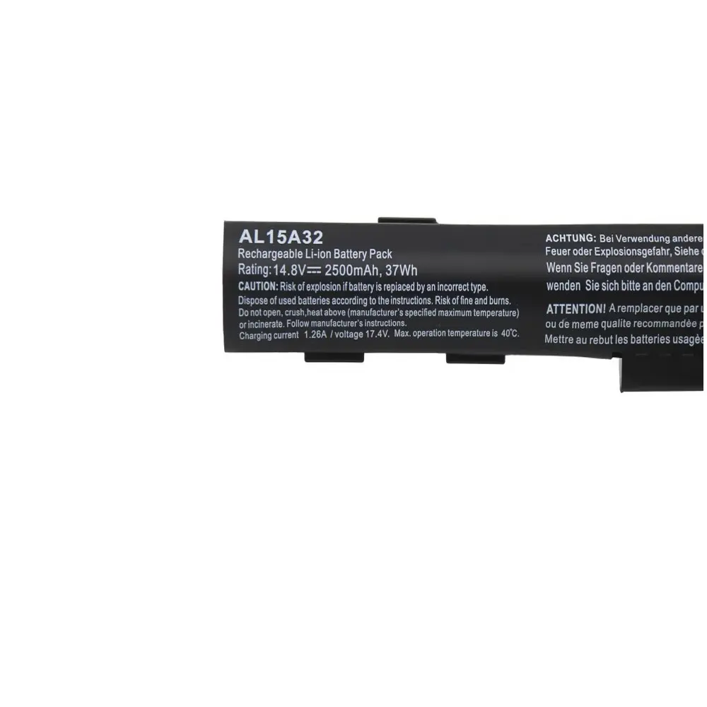 Новый аккумулятор для ноутбука AL15A32 2500 мАч Acer Aspire E5-422G 472 E5-473 E5-473G E5-522 522G E5-532 E5-532T