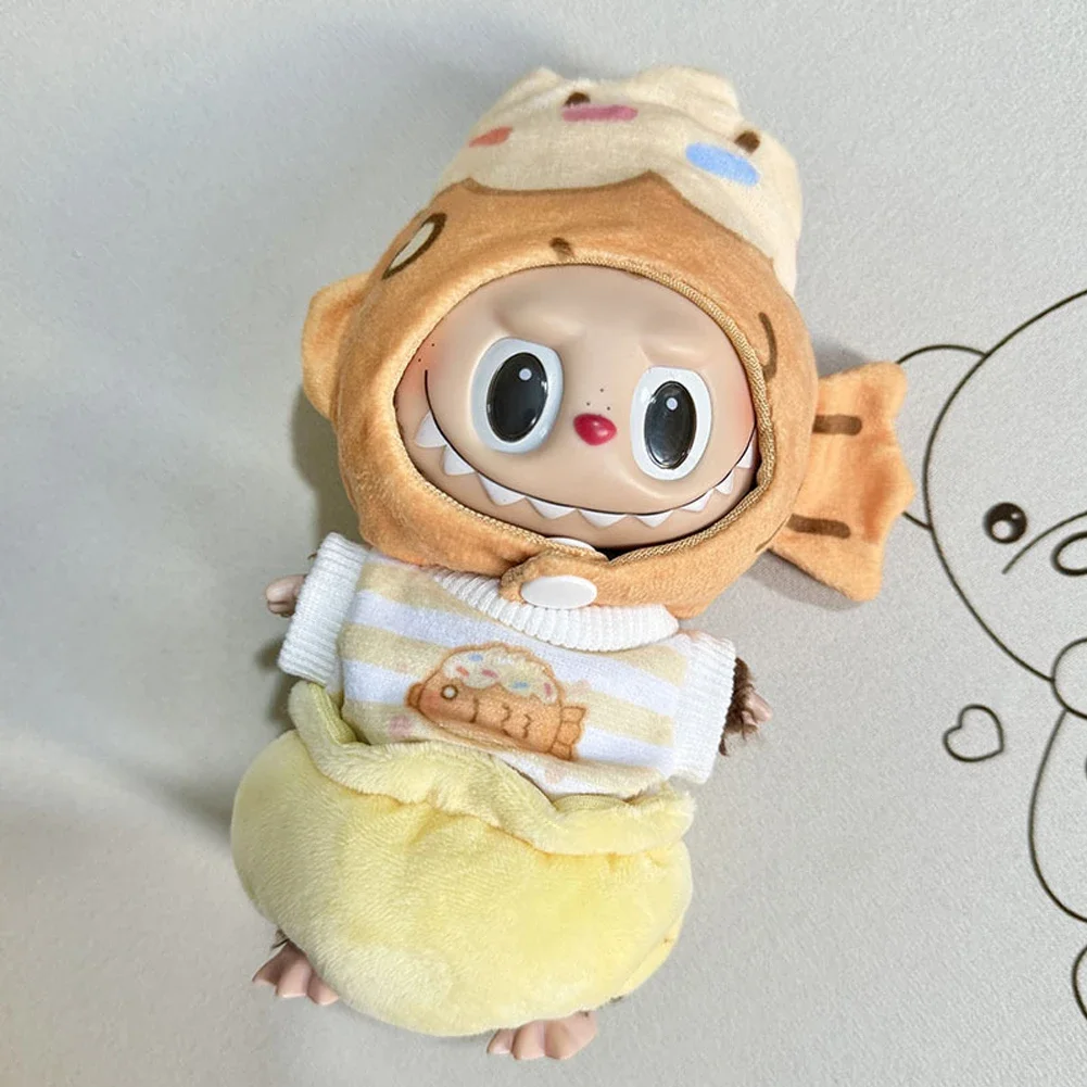 Одежда для куклы Labubu 17 см модная одежда разноцветные толстовки аксессуары кукол