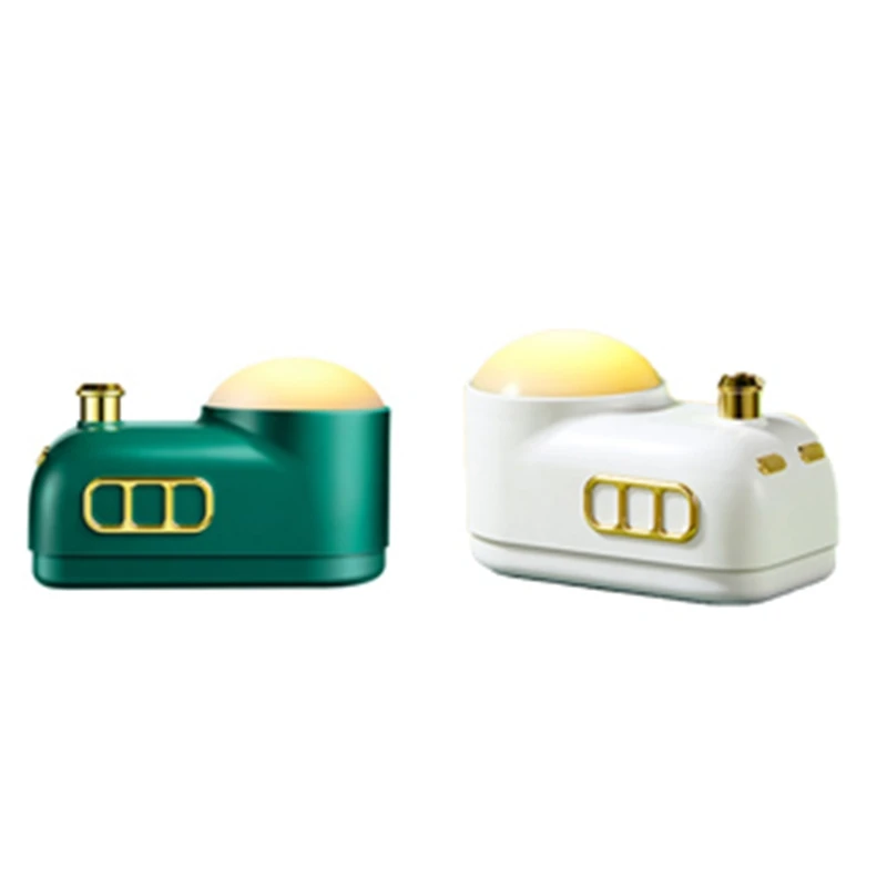 

Air Humidifier Night Light 2000Mah Wireless Train Humidifier 350ML USB Rechargeable Home Decors Projection Lamps