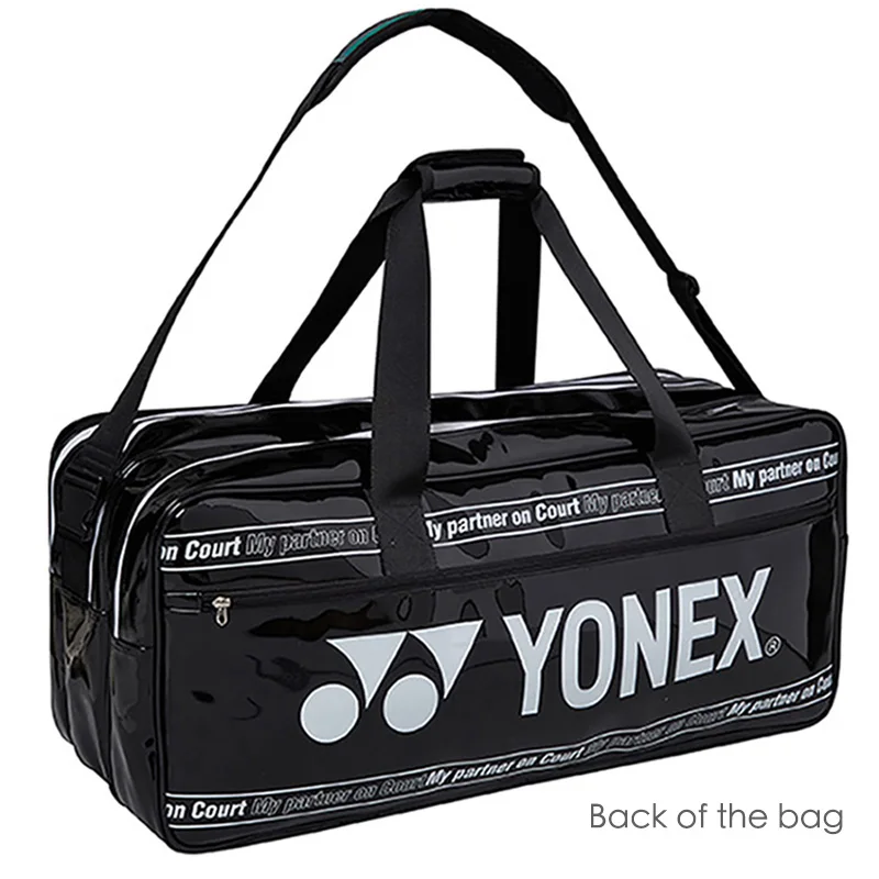 YONEX Rectangle Laser Pattern 6-9 Rackets Badminton Bag Sports Waterproof Large Unisex Tennis Racquet Bag With Shoes Compartment