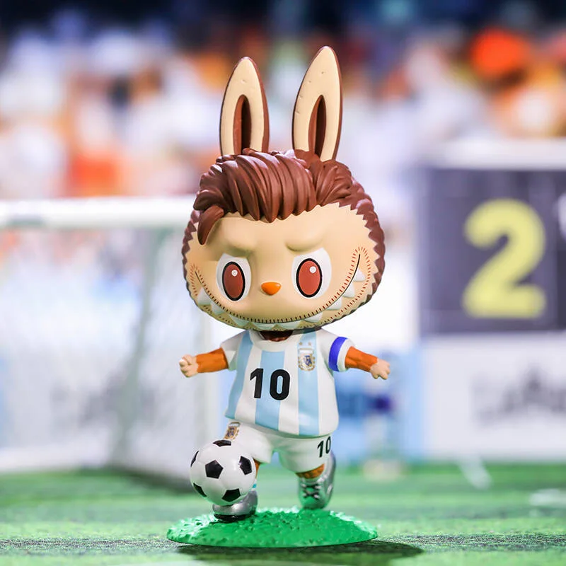 

Labubu, официальная серия Аргентинской национальной команды, Оригинальные фигурки аниме Popmart, милые игрушки, подарки на день рождения