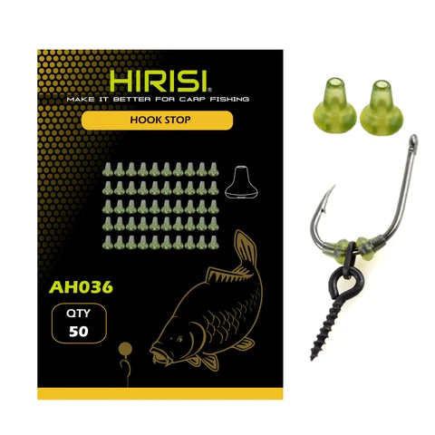 Hirisi 50 шт. резиновые рыболовные снасти рыболовные крюки Стопорные снасти Аксессуары AH036
