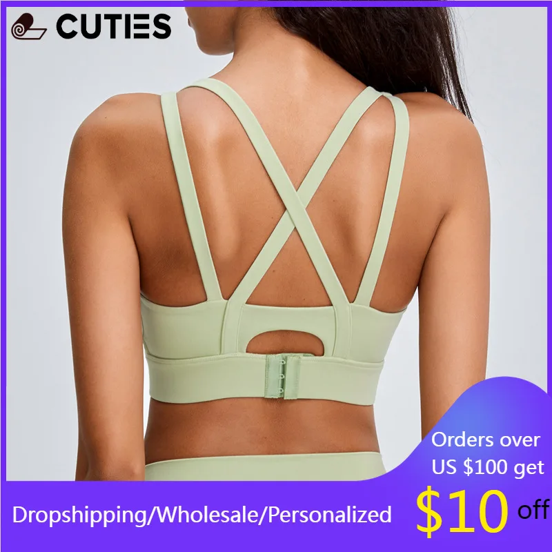 

Cross Bra Bralette Top for Sports Women Crop Tank Women's Harness Laced Tops Woman Sport Vest New Push Up Armature Womens Bras