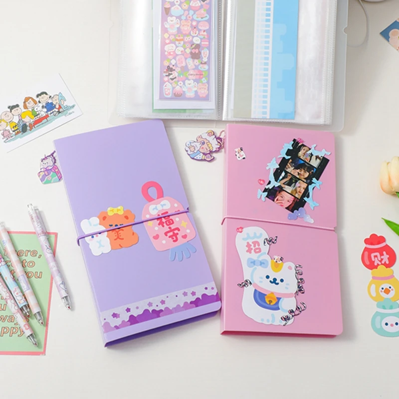 

Kawaii фотодержатель коллекционный альбом Idol 40 карманов фотокарты Коллекция Книга большой емкости билетов карты Книга сумка для карт