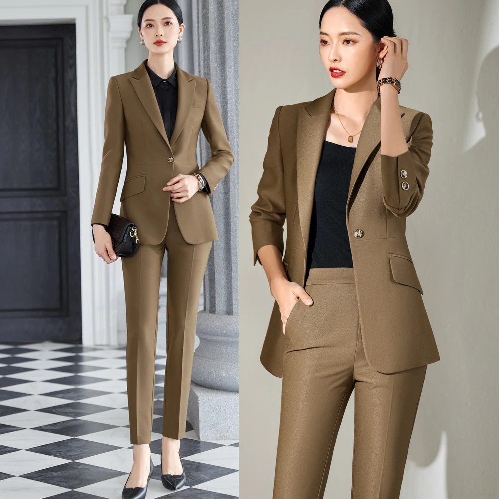 High quality small suit coat for women 2022 new early autumn clothes fashionable western style fashionable suit professional sui