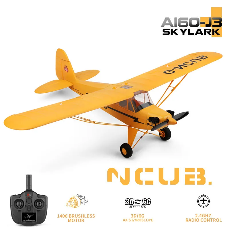 

XK A160 2.4G RC Plane 650mm Wingspan Brushless Motor Remote Control Airplane 3D/6G System EPP Foam Toys for Children Gift