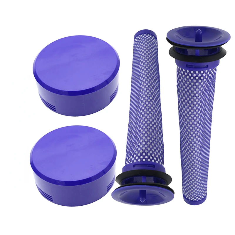 

2 Pack Pre-Filters and 2 Pack HEPA Post-Filters Replacements Compatible for Dyson V8 and V7 Cordless Vacuum Cleaners