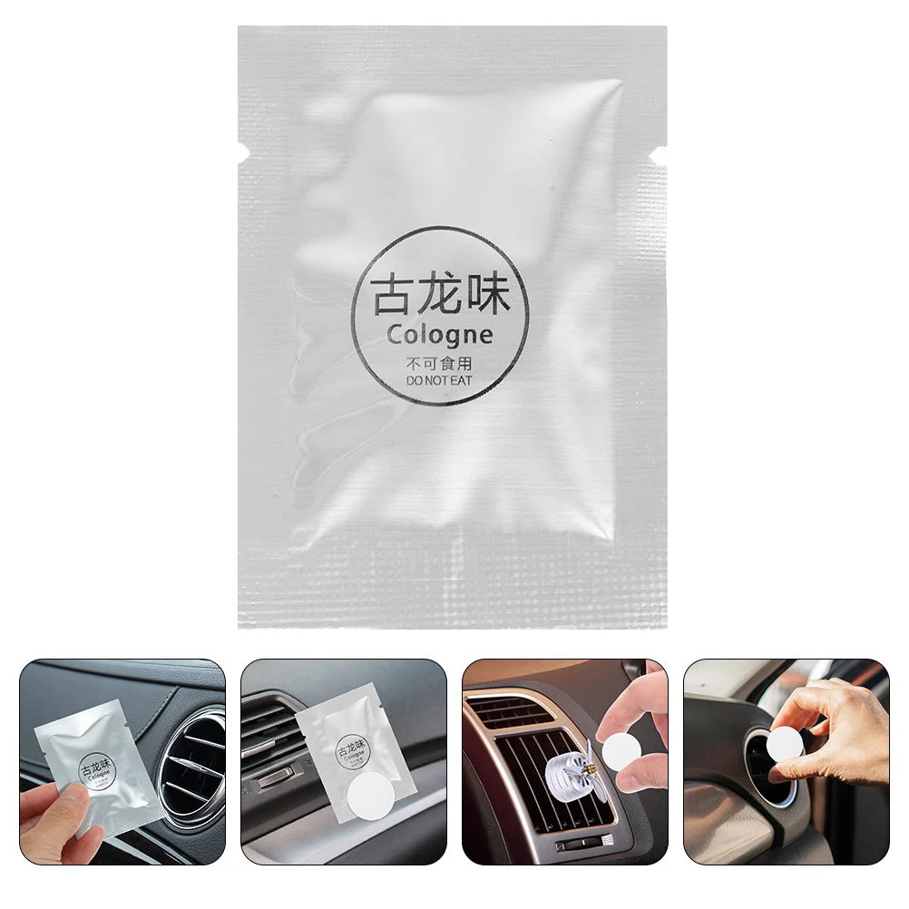 

24 Pcs Air Freshener Car Accessory Aroma Pads Diffuser Outlet Scented Tea Vent Auto