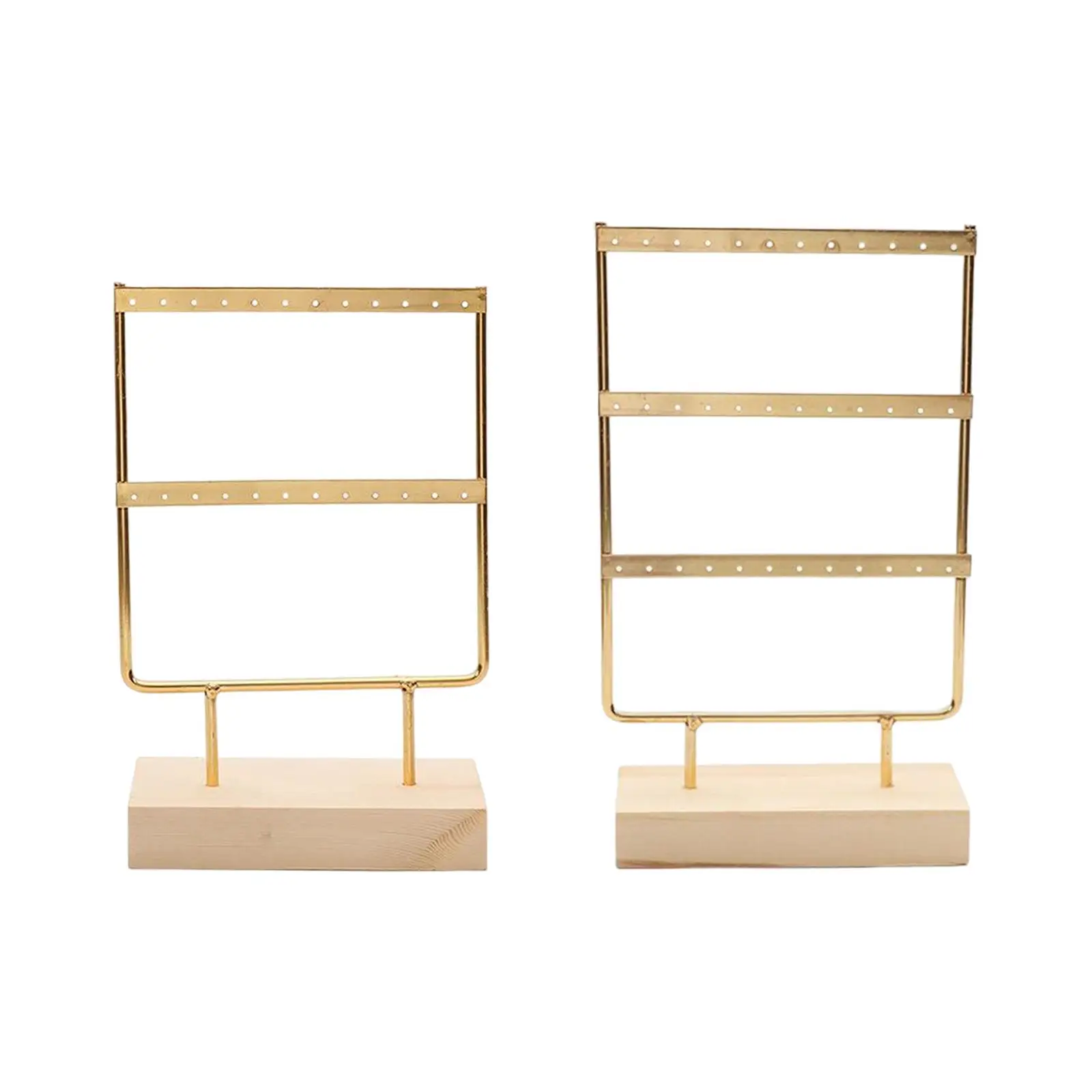 

Earring Stand Jewelry Towel Gift Large wood Metal Earrings Organizer for Women