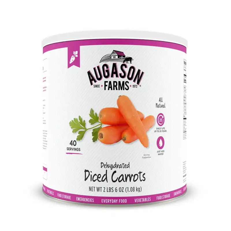 

Food Dehydrated Diced Carrots, 38 oz