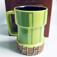 new creative 420ml 3d sewer shape coffee mug cartoon drinkware milk tea juice ceramic cup birthday xmas gift for friends or kids