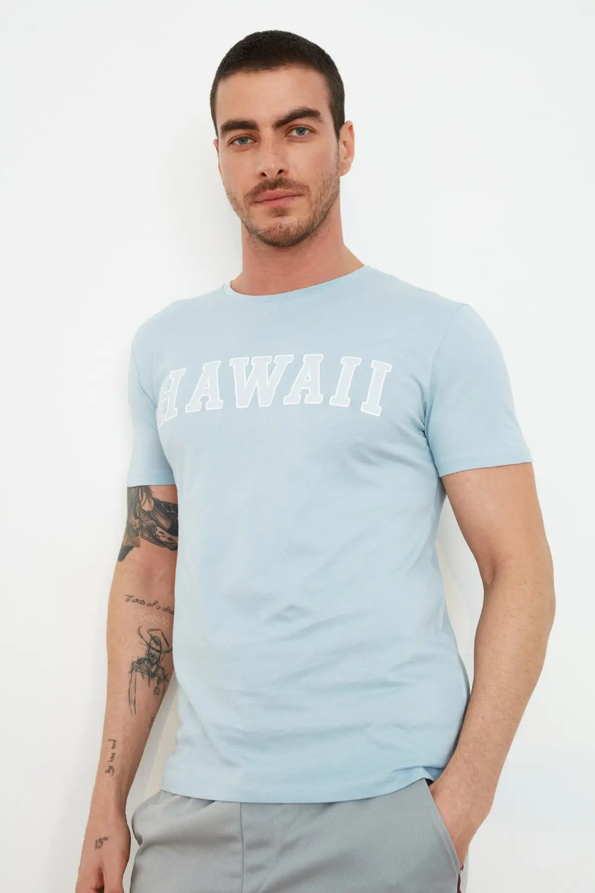 

Trendyol Men Printed New T-Shirt TMNSS20TS0089