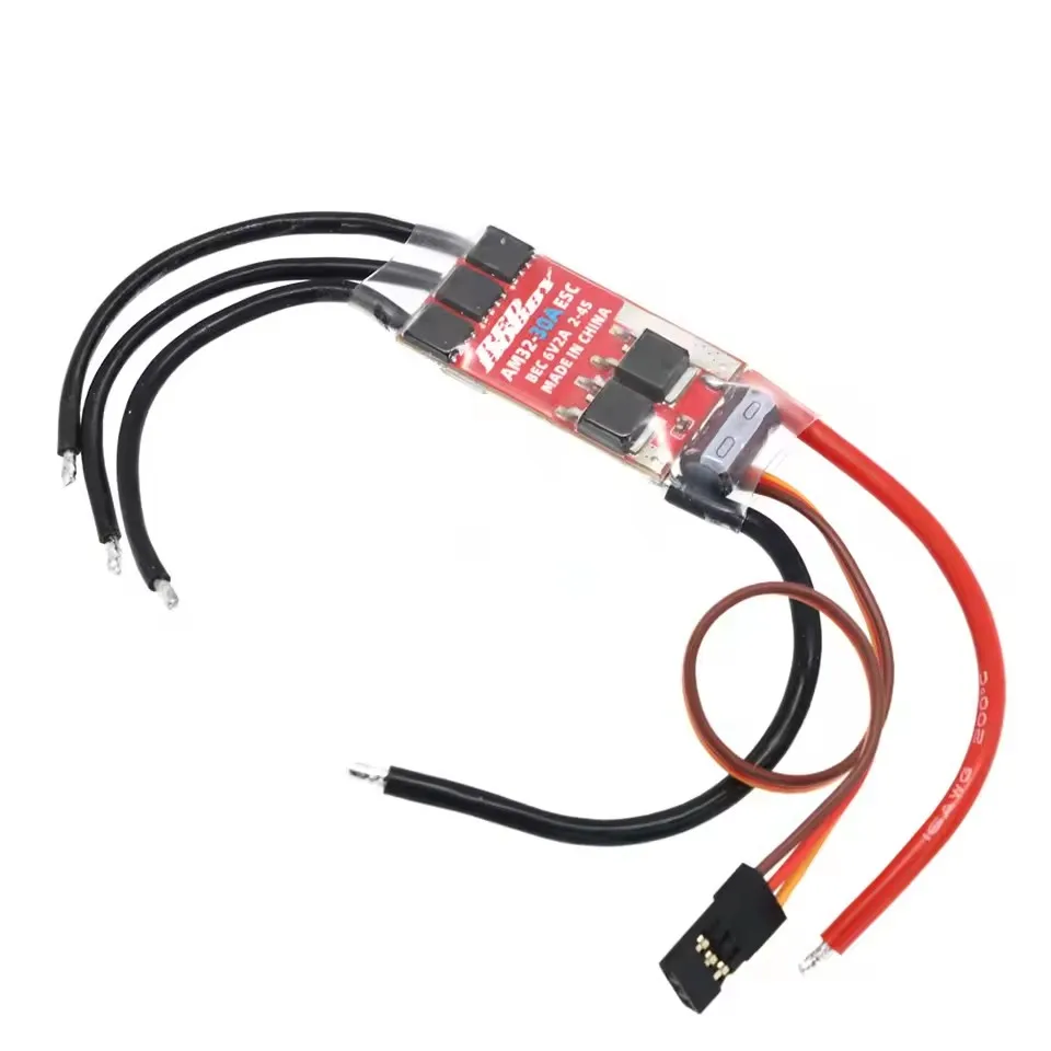 2-4S AM32 30A Redhobby двухсторонний бесщеточный регулятор скорости ESC с 6 В 2 А UBEC для радиоуправляемого мультикоптера, самолета, радиоуправляемого автомобиля, лодки (art.: 3920d009643f2) - 3920d009643f2