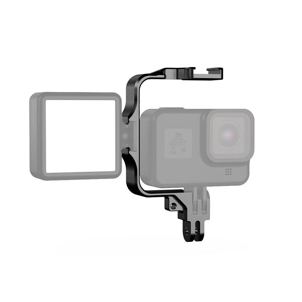 Держатель для экшн-камеры из алюминиевого сплава с адаптером холодного башмака