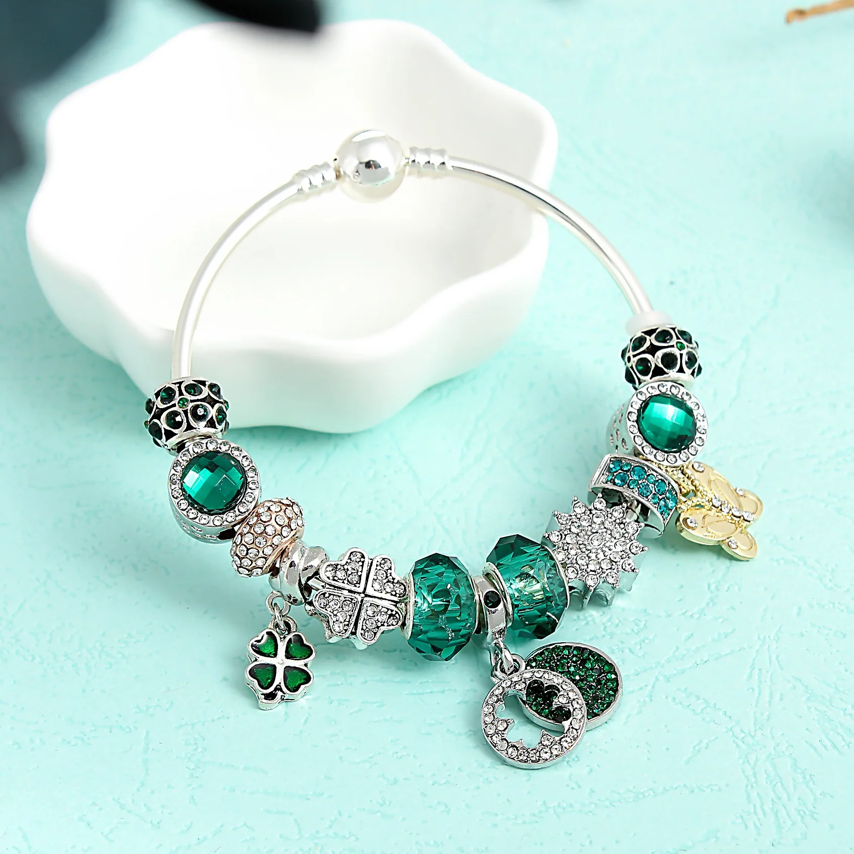 Бусина-Шарм дерево из серебра 925 пробы для браслета Pandora |