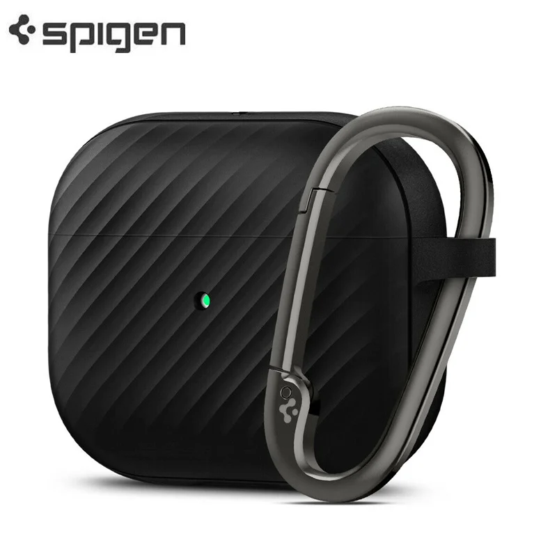 

Original Korean Spigen Core Armor Shockproof Slim Cover with Keychain For Apple AirPods 3 AirPods3 2021 Earphone Case