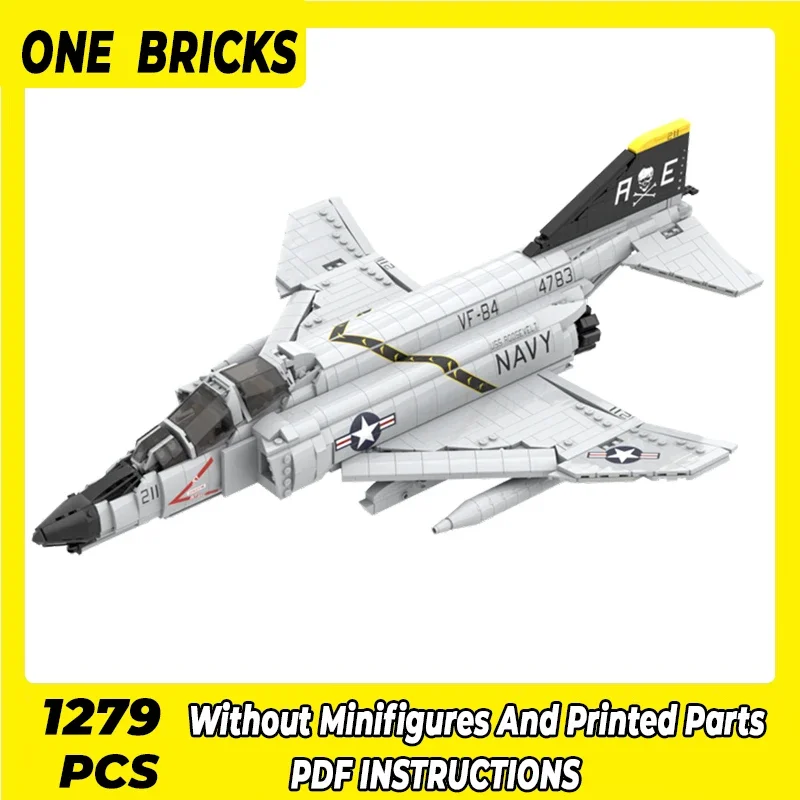 Конструктор Moc в стиле милитари фантастический истребитель-бомбардировщик