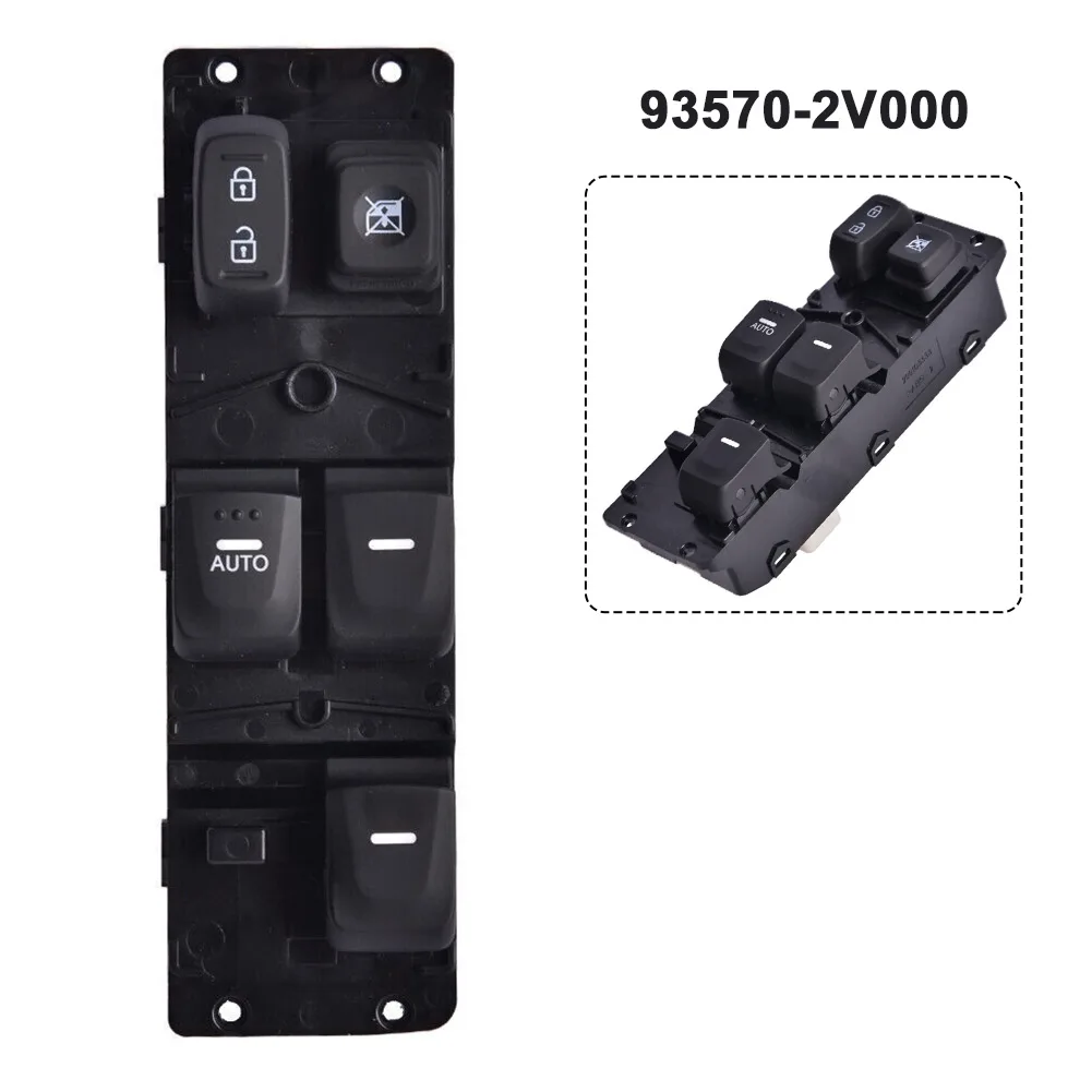 

Glass Switch Switch Black Car Accessories Left Side Plastic Replacement Car Interior Parts For Hyundai Veloster