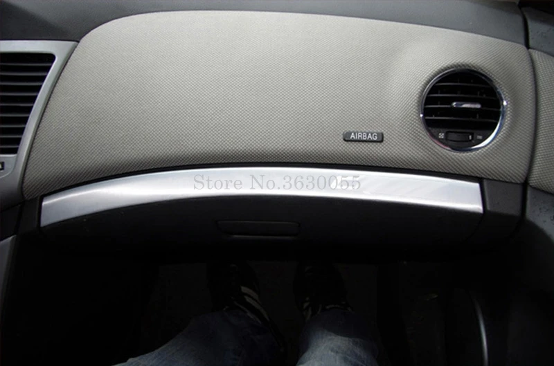 

Для Chevrolet Cruze LHD 2009-2011 2012 2013 2014 2015 седан хэтчбек стальной перчаточный ящик декоративная отделка перчаточный ящик наклейка на крышку