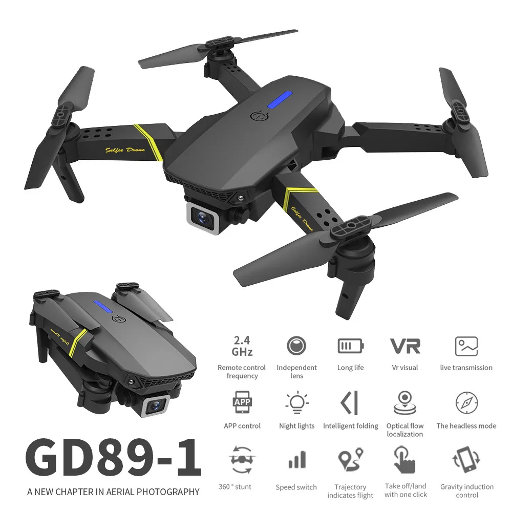Складной Квадрокоптер Global Drone 2021 дюйма HD 4K 1080P Wi-Fi | Игрушки и хобби