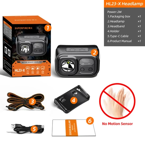SUPERFIRE HL23 Налобный фонарь