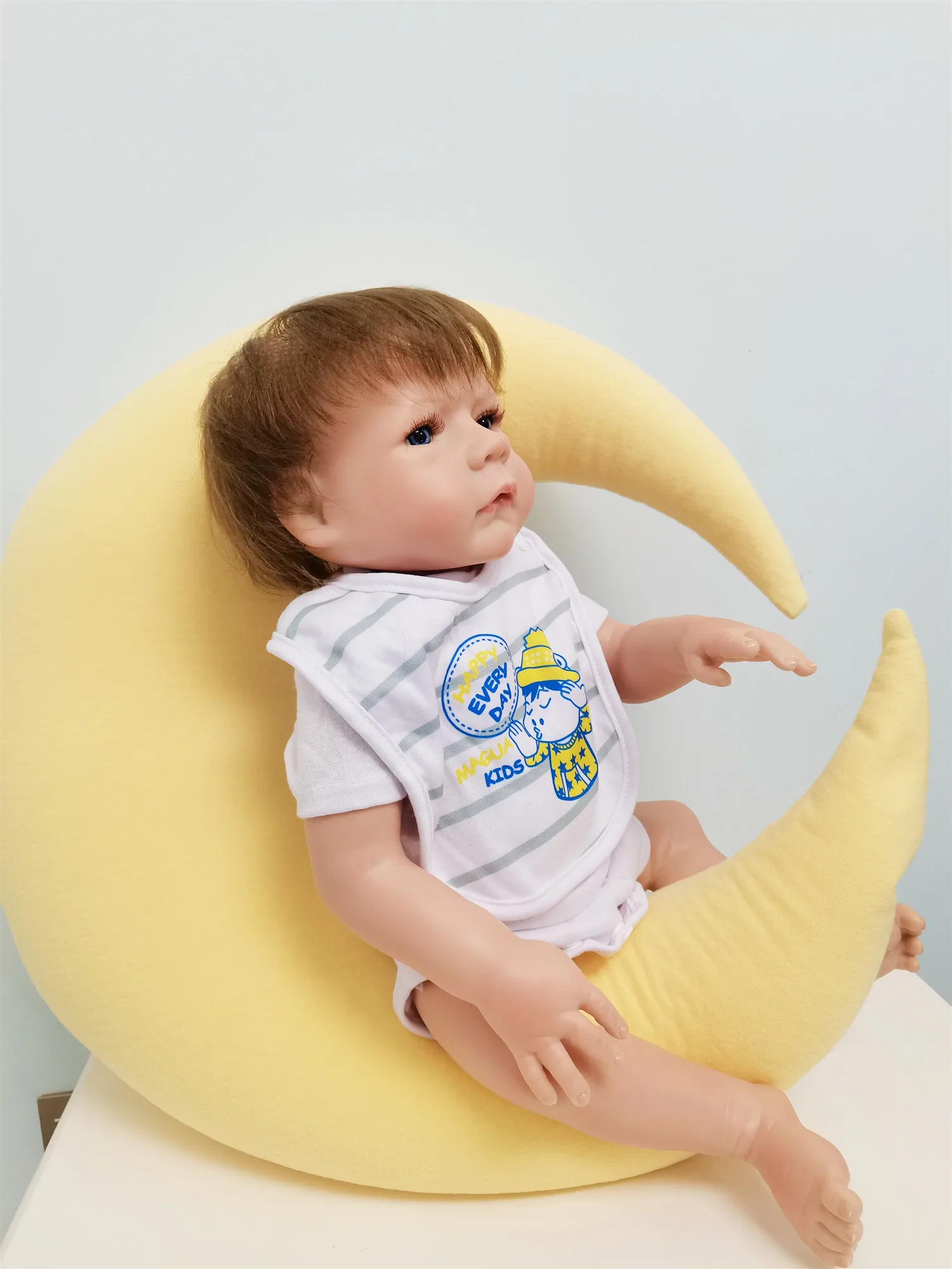 

Cute Reborn Dolls Full Body Silicone Newborn Bebe Rebirth Boy Realistic Bath Children Girls Birthday Gifts Kids Playmate Toy