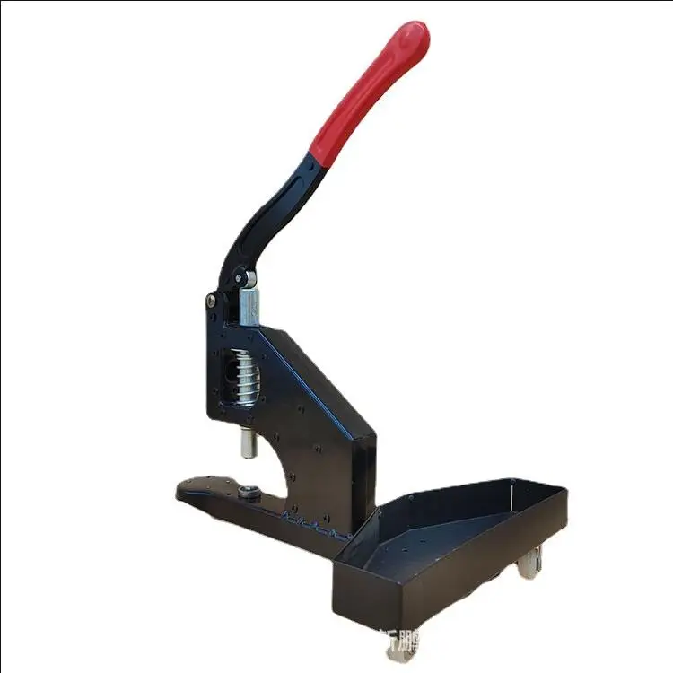 Advertising light box inkjet banner cloth universal ringless buttonhole manual button machine, flag cloth manual button machine