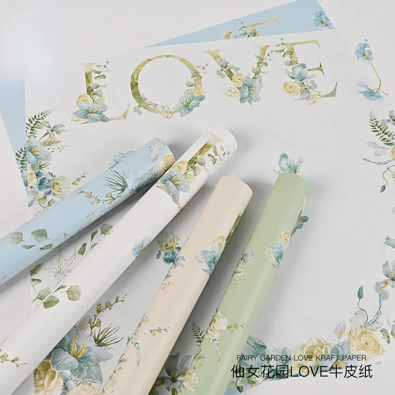 

10 шт., декоративная бумага для упаковки цветов