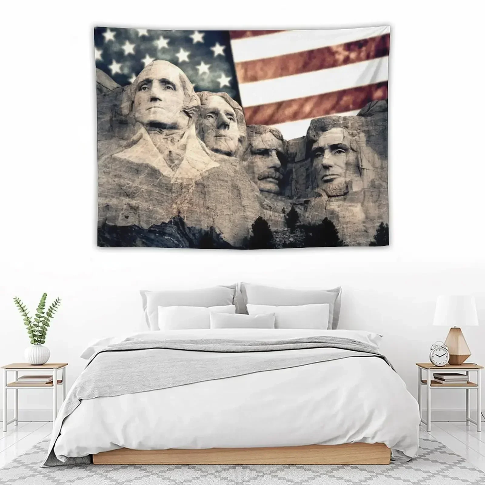 Патриотический гобелен Rushmore декоратор комнаты настенный художественный